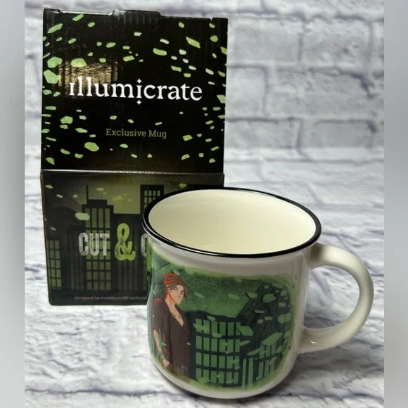 Illumicrate Cut & Carve Jade City Black and Green Mug - Picture 8 of 9
